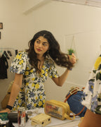 Citrus_bloom_dress_model_image - Khamna Studio