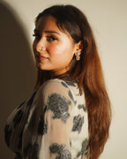 Ishq_Sufiyana_Organza_Maxi_Dress_Viscose_Organza_Lurex_Floral_Long_Dress_SHINE - Khamna Studio