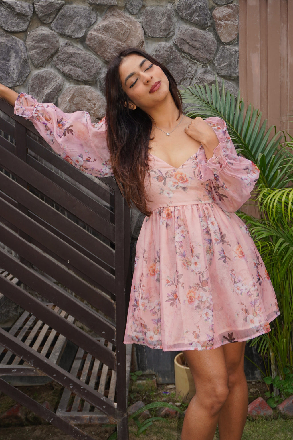 Shanaya Organza Corset Mini Dress – By Khamna - Khamna Studio