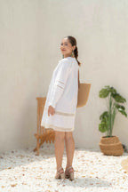 The_Riviera_Dress_White_Cotton_Poplin_with_Lace_Detail-_back - Khamna Studio