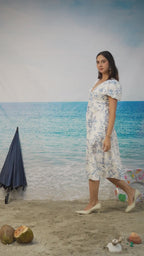 Khamna Ishita puff sleeve dress a new version of citrus bloom puff sleeve dress from Khamna