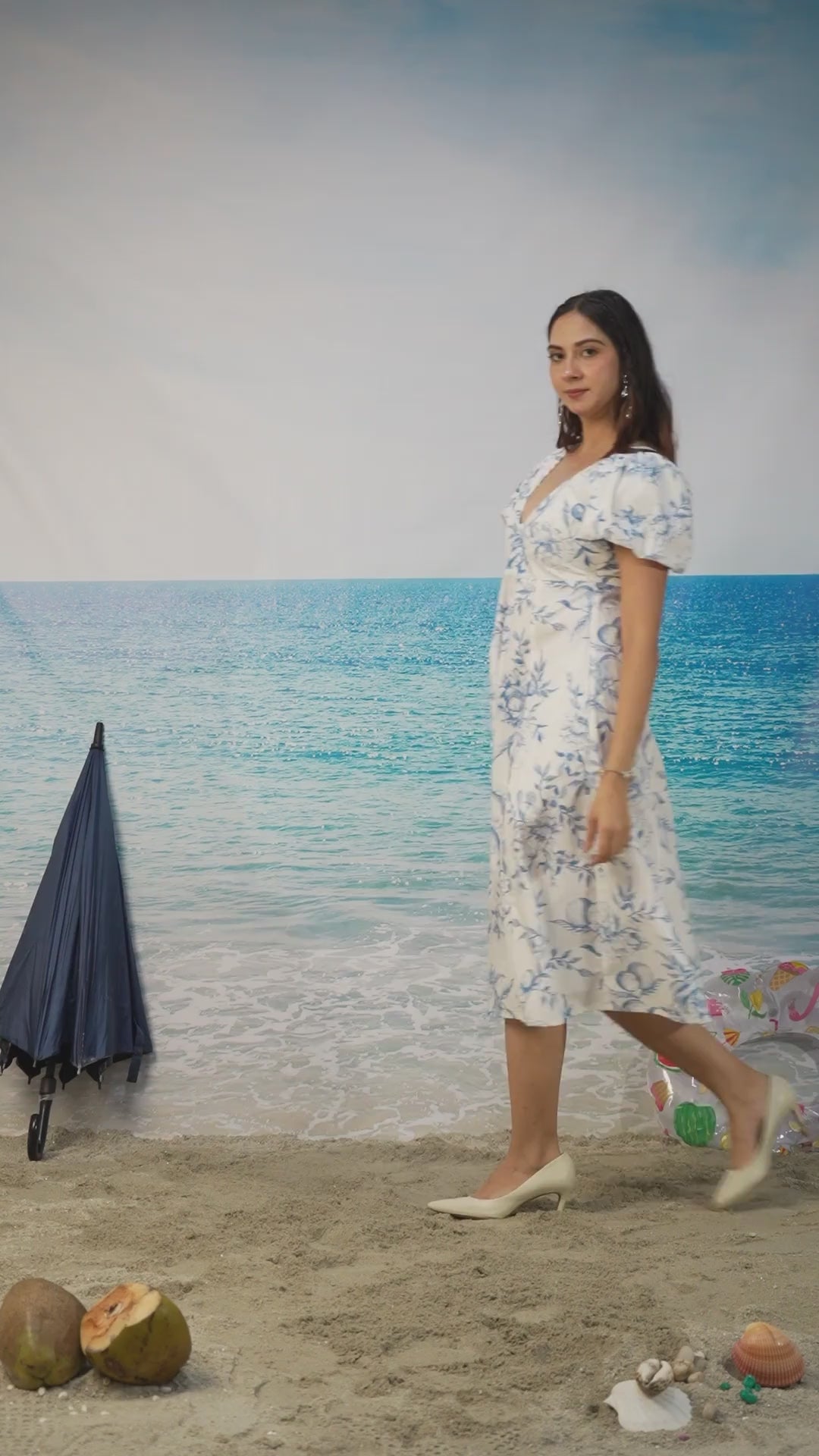 Khamna Ishita puff sleeve dress a new version of citrus bloom puff sleeve dress from Khamna