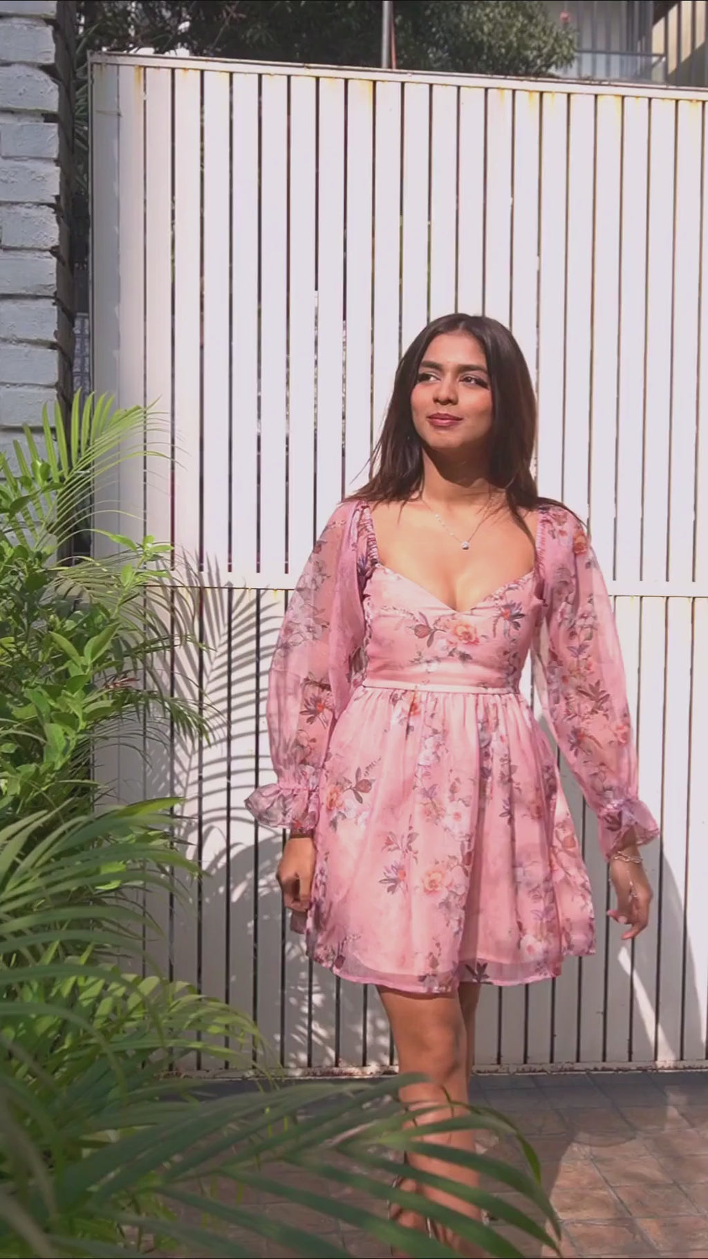 Shanaya Organza Corset Mini Dress