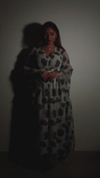 Ishq sufiyana dress. Organza dress with black lurex. It makes you shine without trying to hard